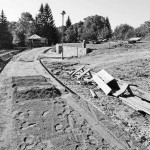 Virš Pušaloto mokyklos susitvenkę debesys šiemet prasisklaidė