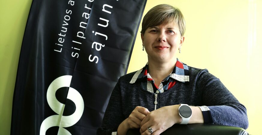 LASS Pasvalio rajono filialo pirmininkė Rasa Rimkūnaitė